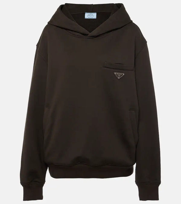  Prada Prada Oversized Cotton Hoodie 