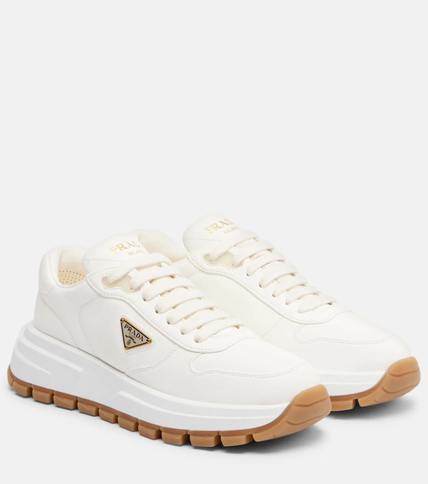  Prada Prada Prax 01 Leather Sneakers 