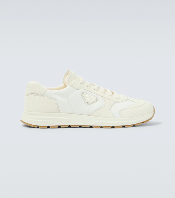  Prada Prada Prax Re-nylon Suede-trimmed Sneakers 