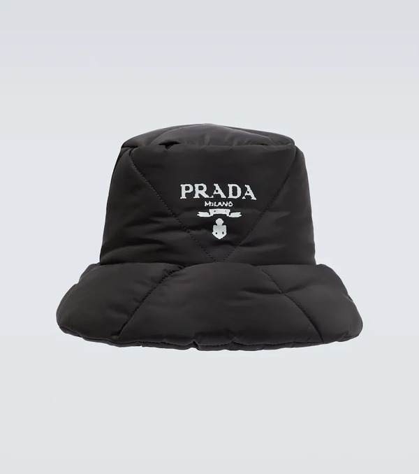  Prada Prada Quilted Re-nylon Bucket Hat 