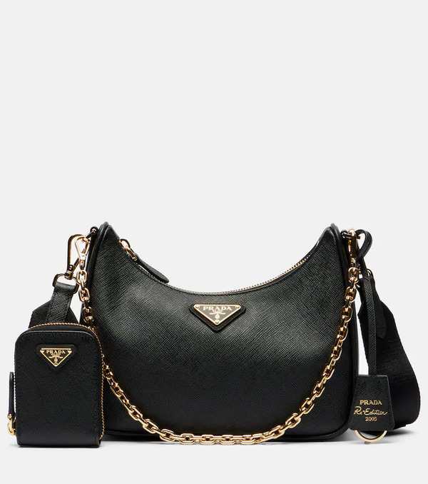  Prada Prada Prada Re-edition 2005 Leather Shoulder Bag 