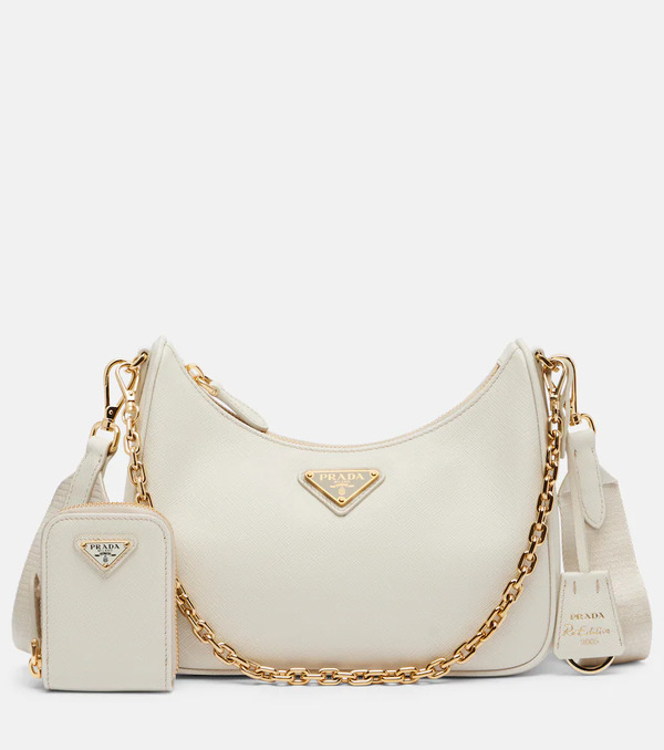  Prada Prada Prada Re-edition 2005 Leather Shoulder Bag 