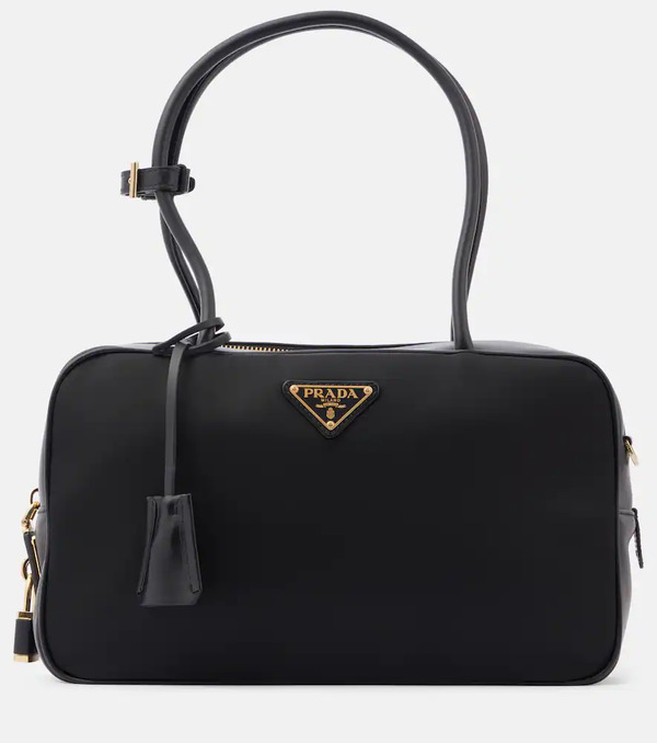  Prada Prada Re-nylon Leather Shoulder Bag 