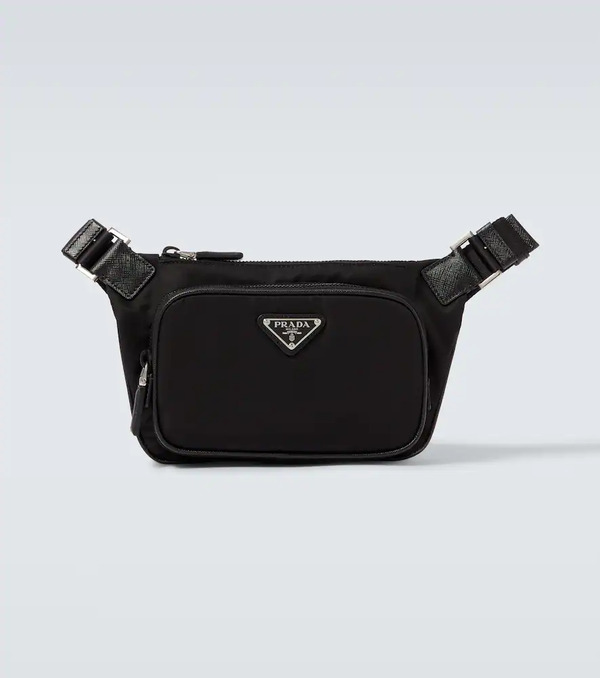  Prada Prada Re-nylon Leather-trimmed Belt Bag 