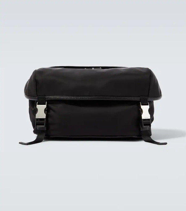  Prada Prada Re-nylon Leather-trimmed Shoulder Bag 