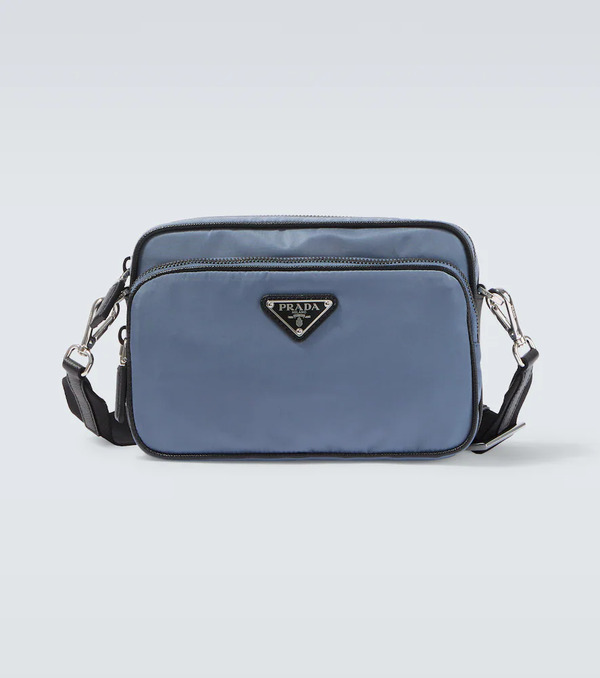  Prada Prada Re-nylon Leather-trimmed Shoulder Bag 