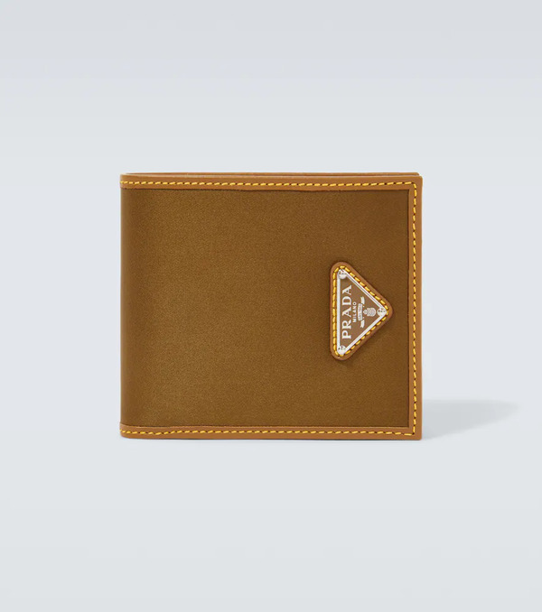  Prada Prada Re-nylon Leather-trimmed Wallet 
