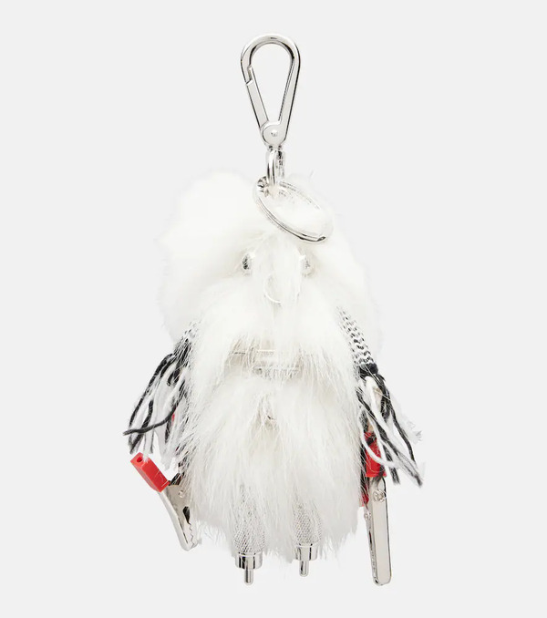  Prada Prada Rufus Stainless Steel Keychain 