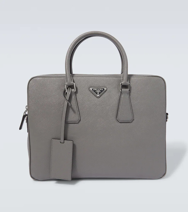 Prada Prada Saffiano Leather Briefcase 