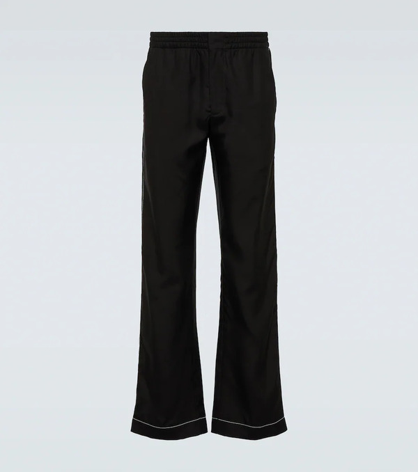  Prada Prada Silk Straight Pants 