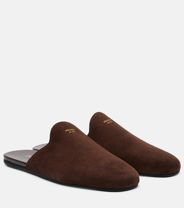  Prada Prada Suede Mules 