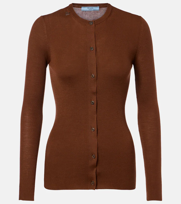  Prada Prada Virgin Wool Cardigan 