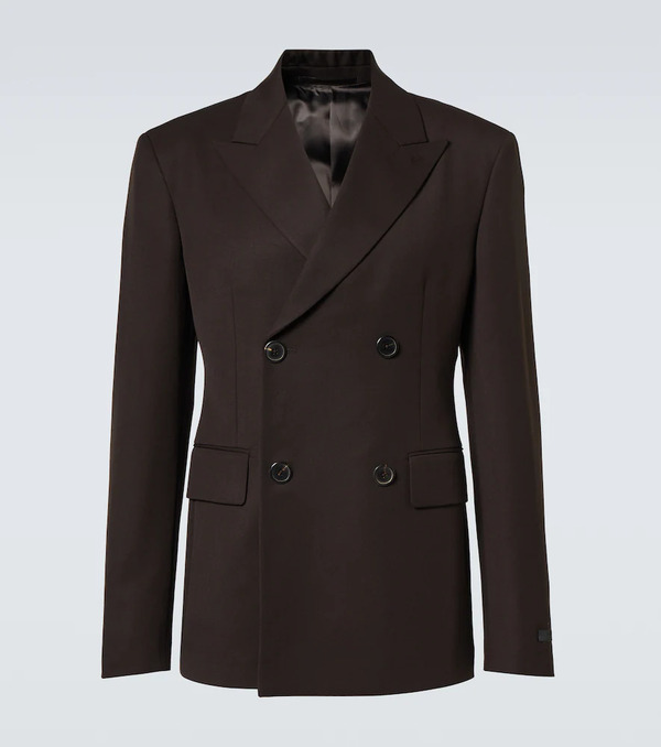  Prada Prada Virgin Wool Gabardine Blazer 