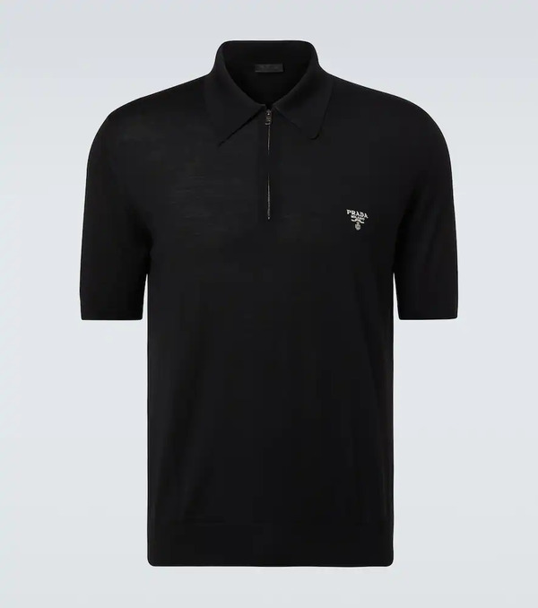  Prada Prada Virgin Wool Polo Shirt 