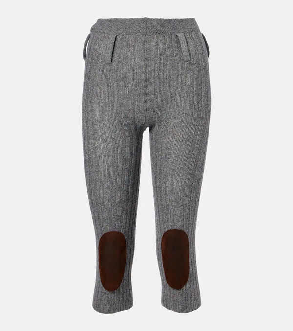  Prada Prada Wool And Cashmere Capri Pants 