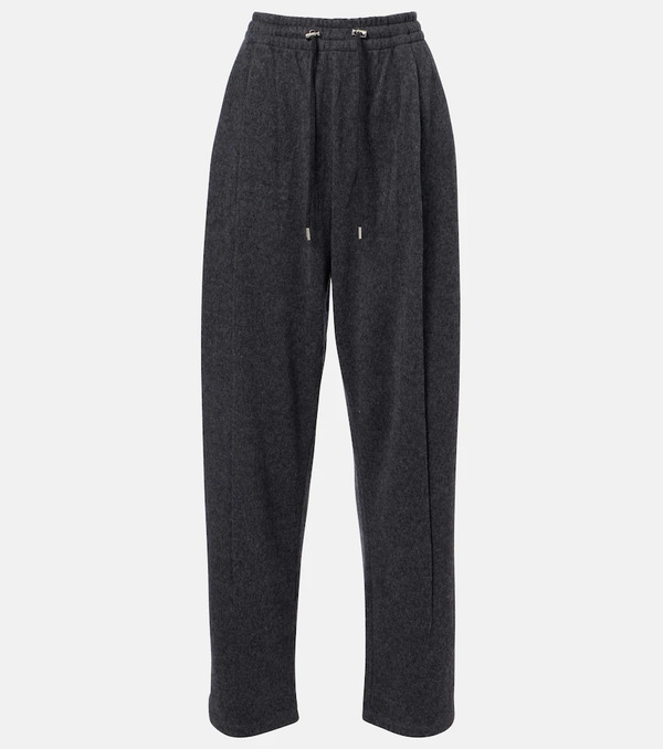  Prada Prada Wool And Cashmere Tapered Pants 