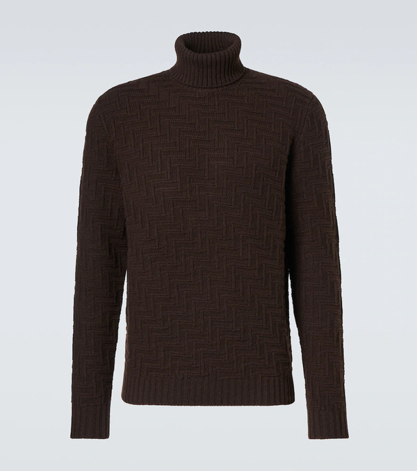  Prada Prada Wool And Cashmere Turtleneck Sweater 