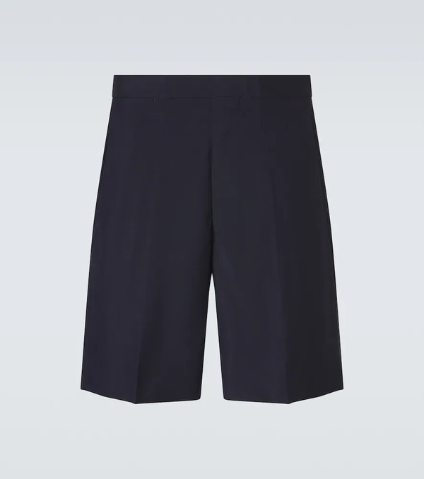  Prada Prada Wool And Mohair Bermuda Shorts 