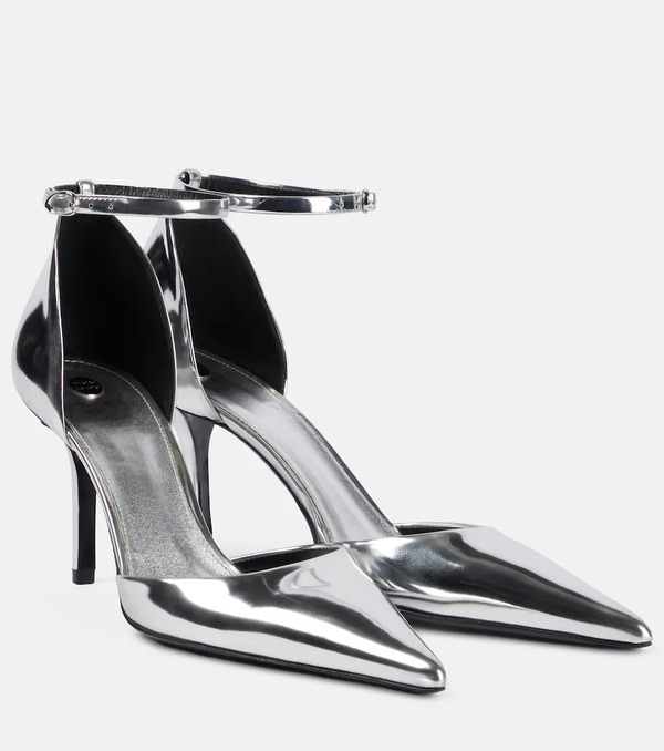 Proenza Schouler Proenza Schouler Slash 85 Mirrored Leather Pumps 