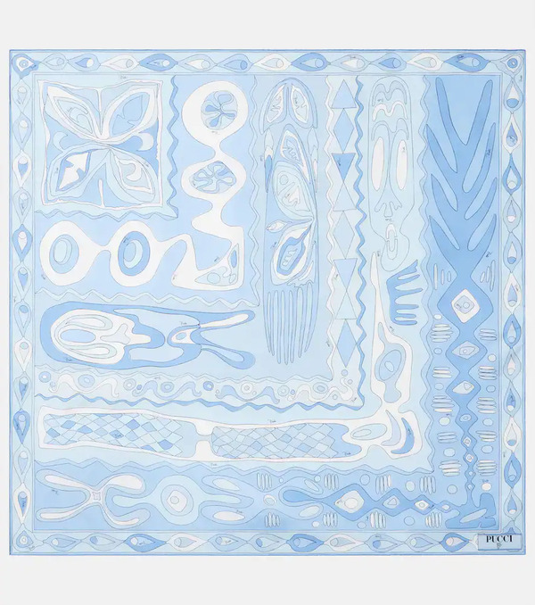  Pucci Pucci Angoli Silk Twill Scarf 