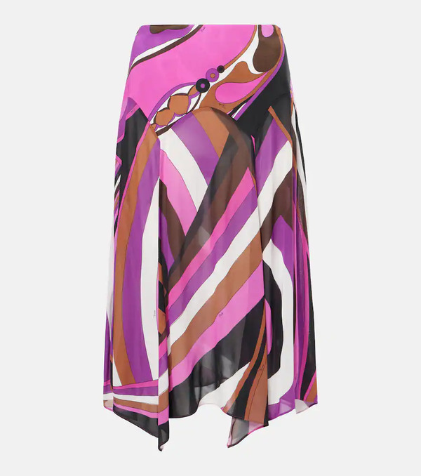  Pucci Pucci Iride Midi Skirt 