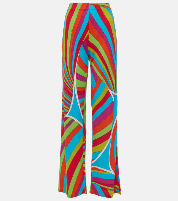  Pucci Pucci Iride Printed Straight Pants 
