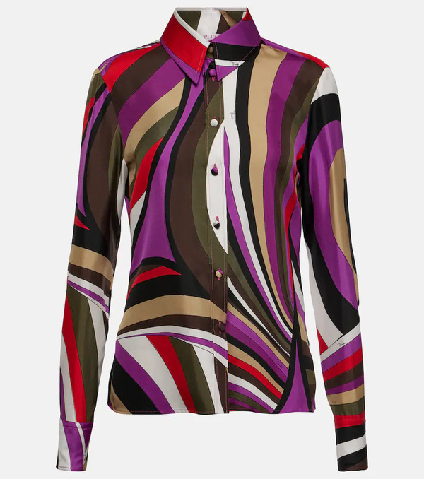  Pucci Pucci Iride Silk Shirt 