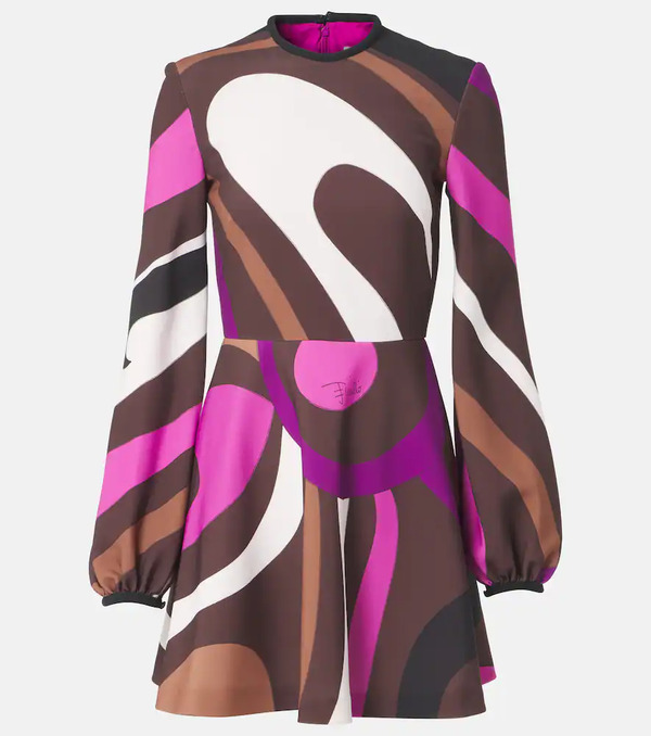  Pucci Pucci Marmo Cady Minidress 