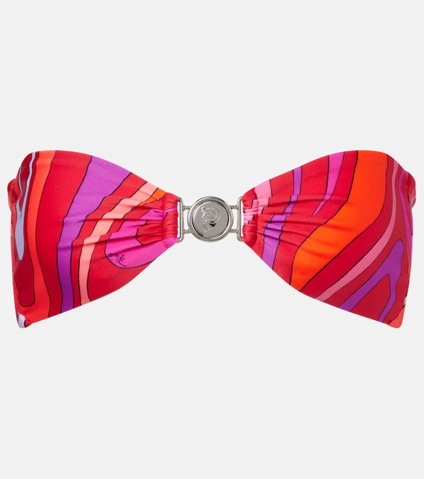  Pucci Pucci Marmo Embellished Bikini Top 