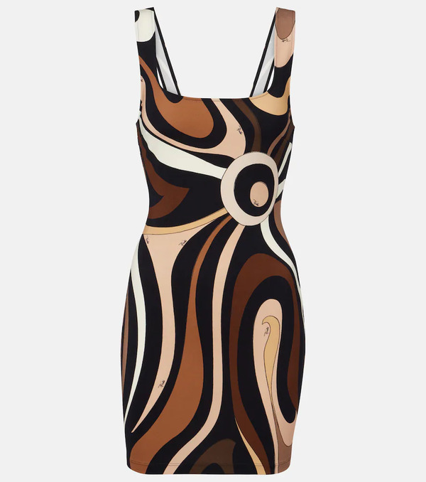  Pucci Pucci Marmo Jersey Minidress 