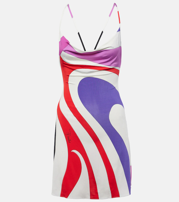  Pucci Pucci Marmo Printed Minidress 