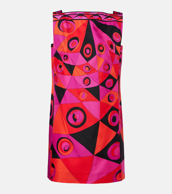  Pucci Pucci Occhi Silk Twill Minidress 