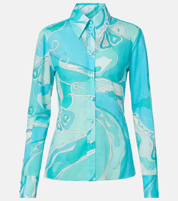  Pucci Pucci Orchidee Cotton Shirt 