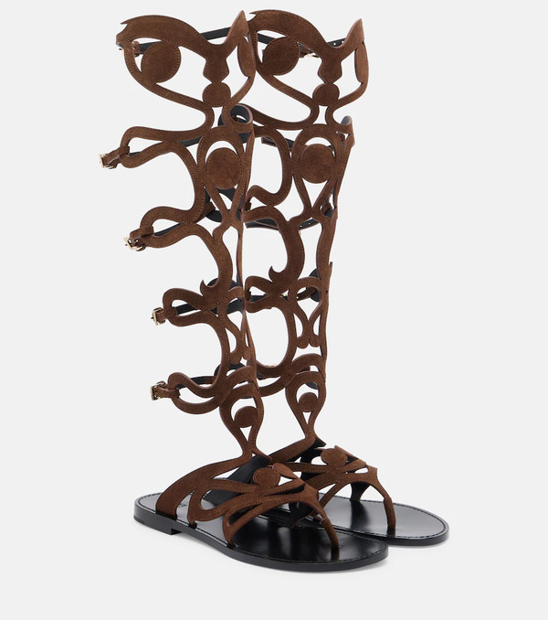  Pucci Pucci Suede Gladiator Sandals 