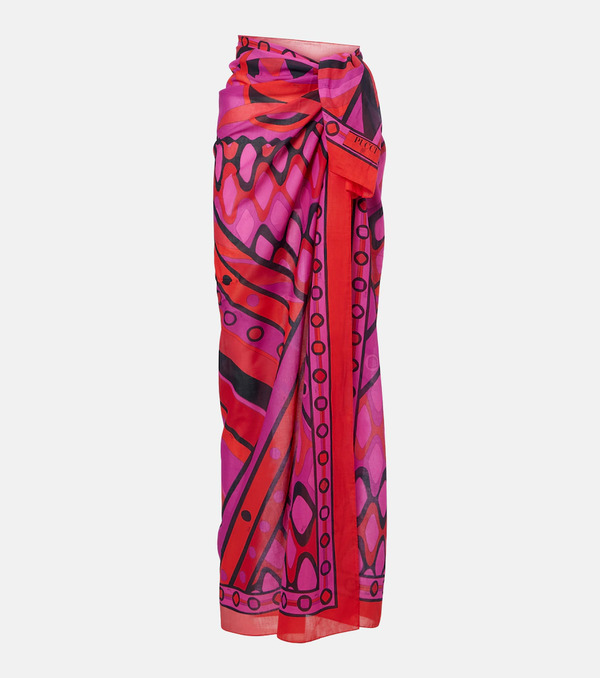  Pucci Pucci Vivara Cotton Beach Cover-up 