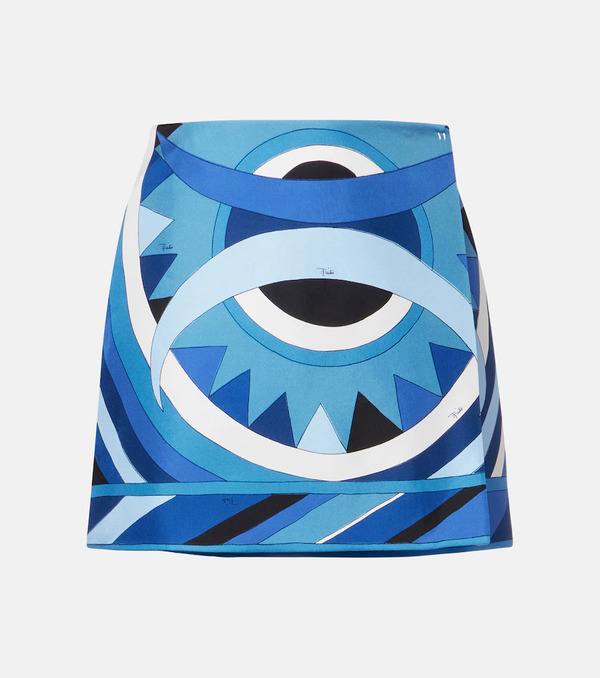 Pucci Pucci Vivara Silk Miniskirt 