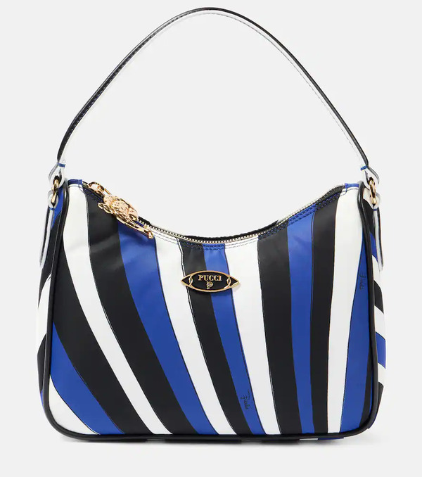  Pucci Pucci Yummy Iride Canvas Shoulder Bag 