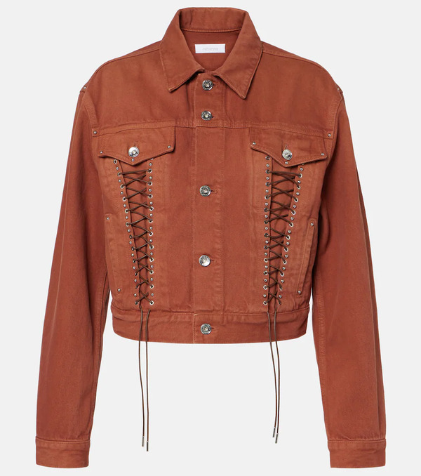  Rabanne Rabanne Cropped Denim Jacket 