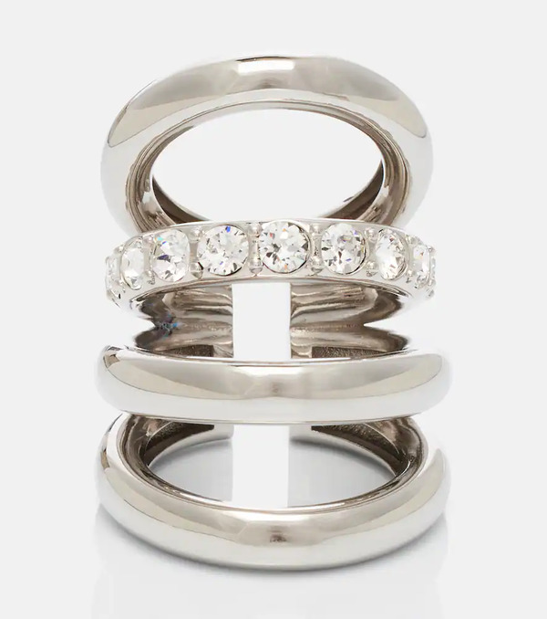  Rabanne Rabanne Crystal-embellished Ring 
