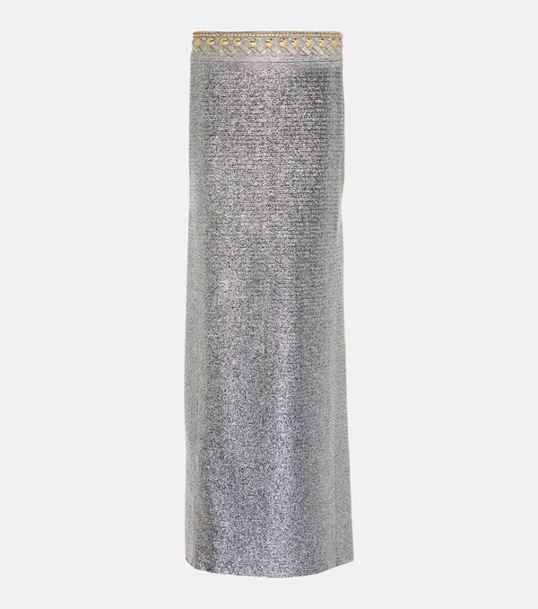  Rabanne Rabanne Embellished Maxi Skirt 