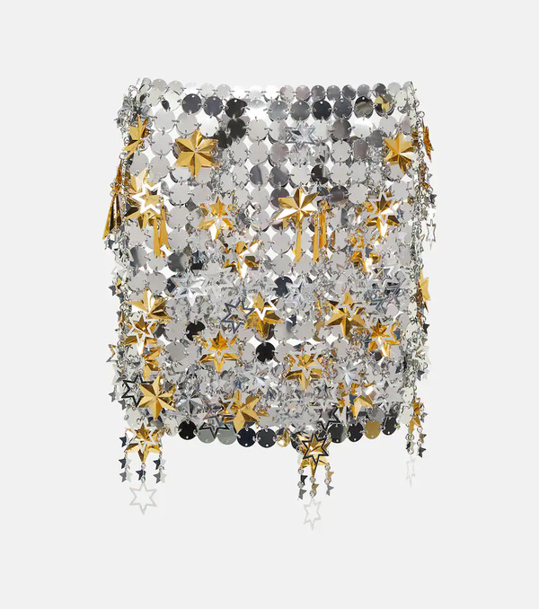  Rabanne Rabanne Embellished Miniskirt 