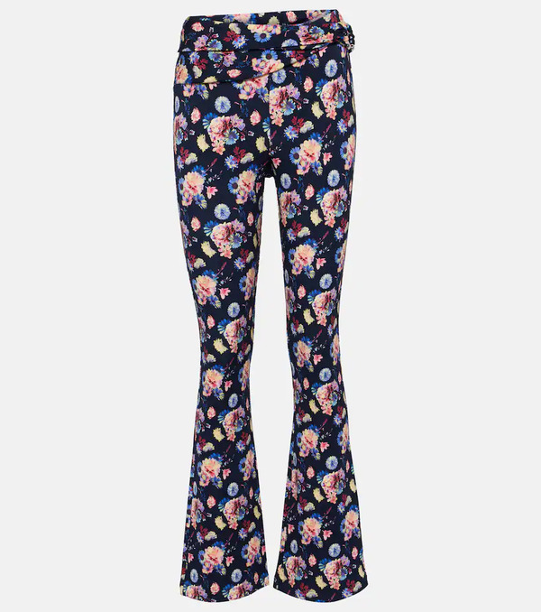  Rabanne Rabanne Floral High-rise Pants 