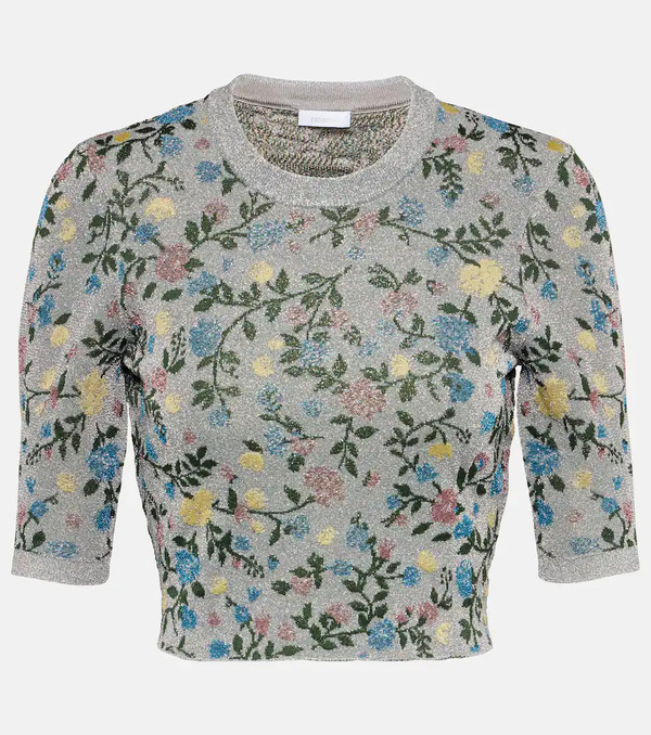  Rabanne Rabanne Floral Jacquard Sweater 
