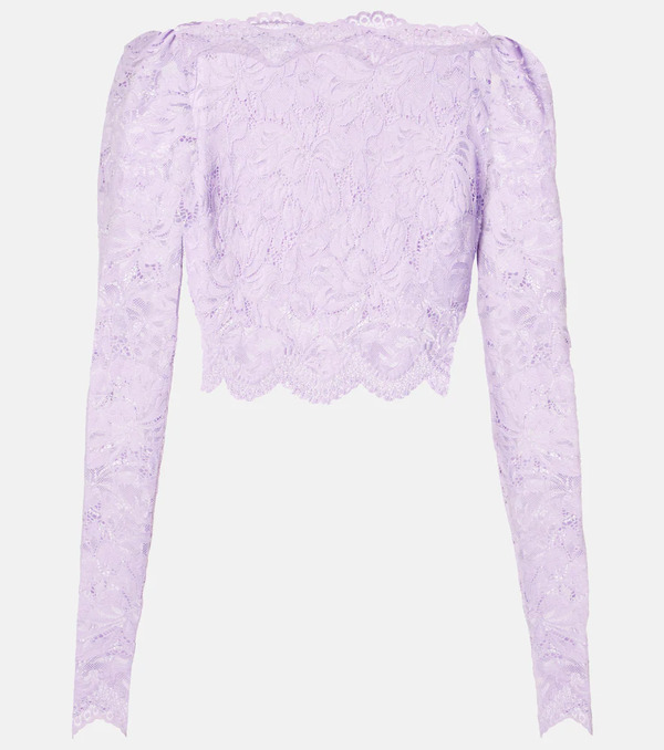  Rabanne Rabanne Floral Lace Top 