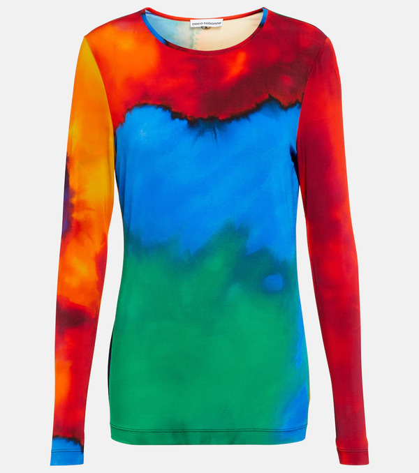 Rabanne Rabanne Printed Jersey Top 