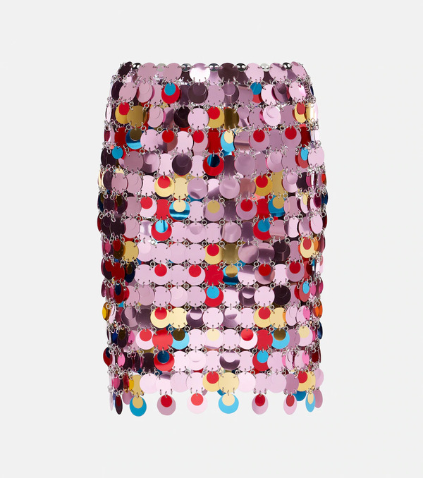  Rabanne Rabanne Sequined Miniskirt 