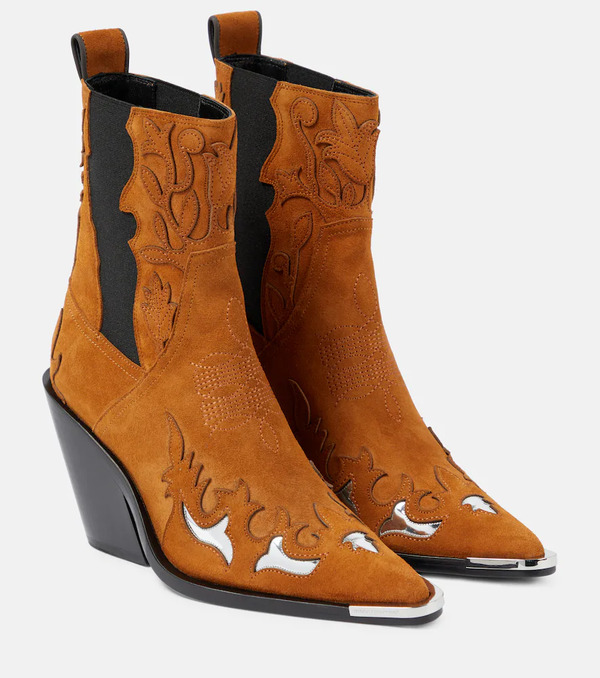  Rabanne Rabanne Suede Ankle Boots 