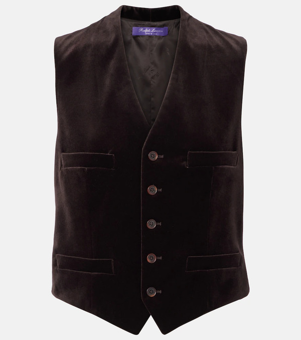  Ralph Lauren Collection Ralph Lauren Collection Cotton-blend Vest 