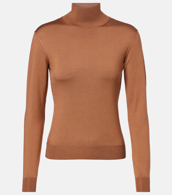 Ralph Lauren Collection Ralph Lauren Collection Silk-blend Jersey Sweater 