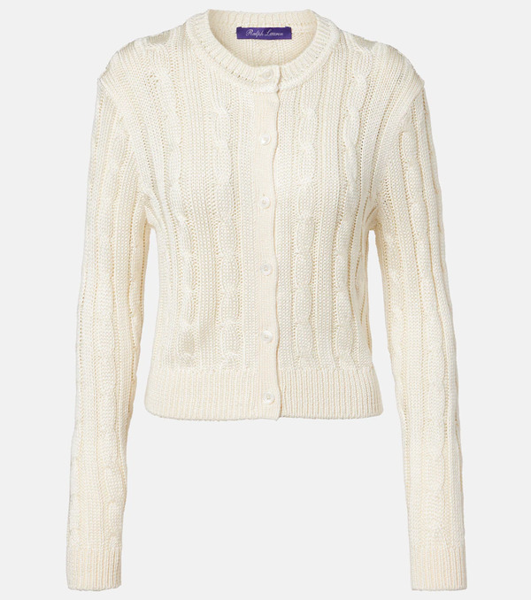  Ralph Lauren Collection Ralph Lauren Collection Silk Cardigan 